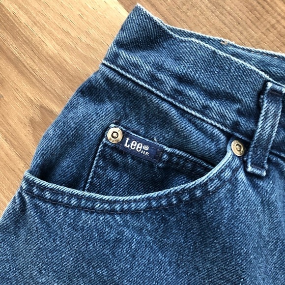 LEE Vintage blue high rise mom jeans size 12 medium - Picture 3 of 8